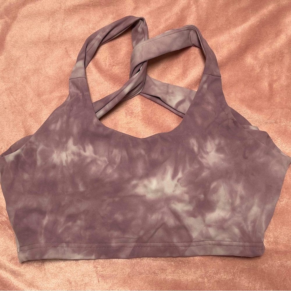 Large Savvi Twist Back Sports Bra, Never Worn, Athleisure Bra